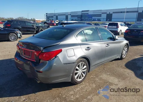 2014 Infiniti Q50 Premium z USA, uszkodzony, nr VIN JN1BV7AP2EM679674